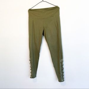 cut out athletic leggings